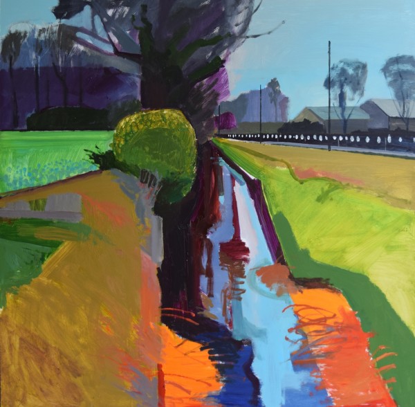 Fred Ingrams, Ditch on Mildenhall Fen, 2016