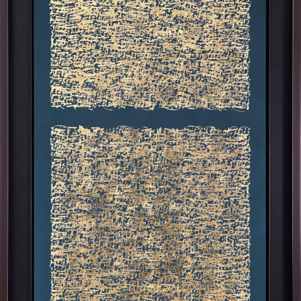 Idris Khan, Time Present, Time Past (Akhdar III), 2025