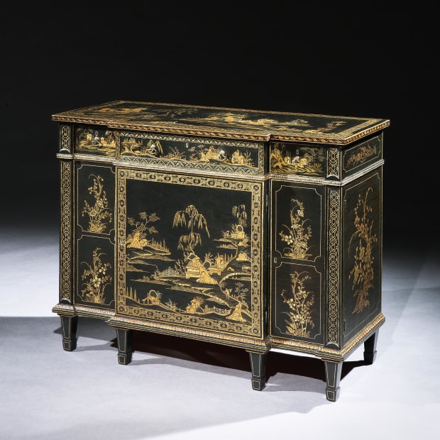 Object of the month, THE HAREWOOD HOUSE LACQUER CABINET BY THOMAS CHIPPENDALE