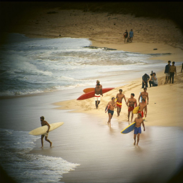 LeRoy Grannis - Duke Contest Finalists, Sunset Beach, 1968
