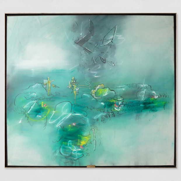 “Insurpassion” ist ein großformatiges Gemälde des chilenischen Künstlers Roberto Sebastian Matta Echaurren (1911-2002), das sich mit der Beziehung zwischen dem...