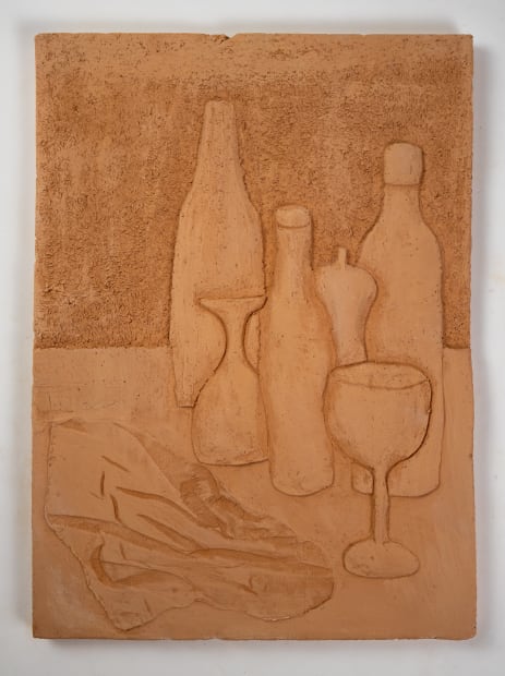 Alessandro Teoldi’s terracotta relief 'Still Life' (2022) is an intricate exploration of form, texture, and depth. The work features a...