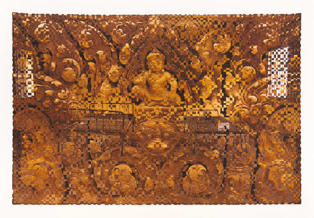 In 2021, Elizabeth Leach Gallery exhibited Monuments and Memorials by Dinh Q. Lê, featuring photographic weavings that reflect on collective...