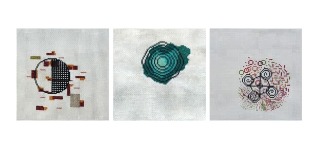 Afrah Shafiq, Samplers on Time: I, II, III, 2025