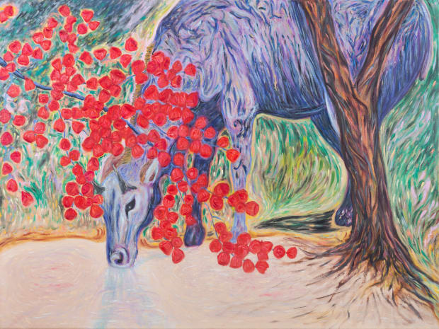 Sohrab Hura, The waterhole, 2025