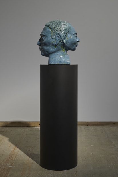 THOMAS SCHÜTTE, Doppelkopf, (Hell Blau), 2022