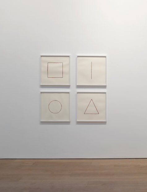 Self Portrait as a Triangle, a Line, a Circle and a Square, 2015