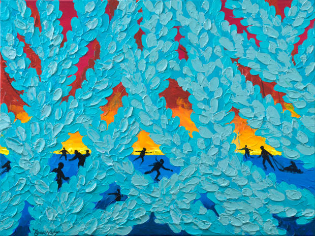 Glimpse Through Hoar Frost