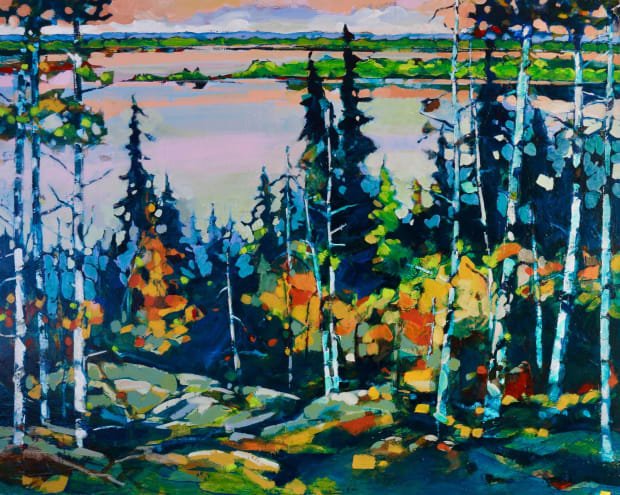 Verne Busby, Birch Lake Morning