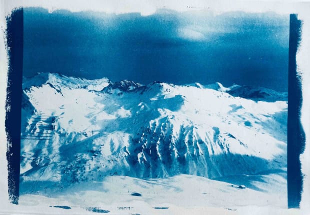 Georgia Merton, le Tufs Cyanotype, Limited Edition of 10 70 x 100cm £1200 Unframed, £1550 Framed