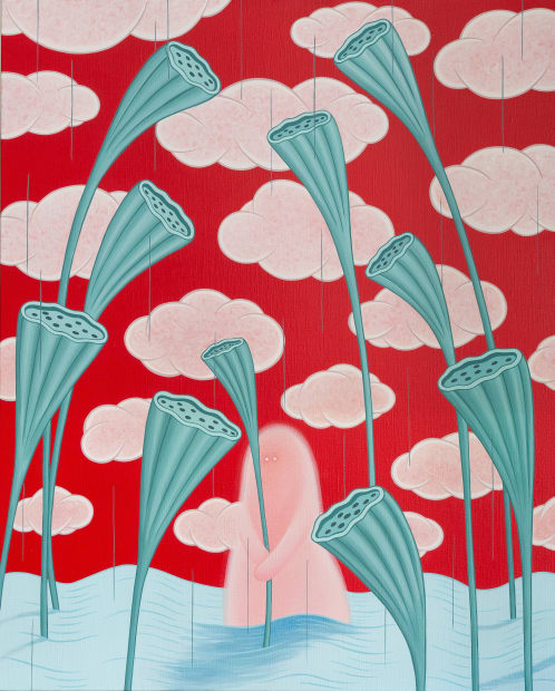 Ivory Yeunmi Lee, When rain falls from the red sky, I was there, 2023