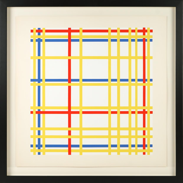 Piet Mondrian, New York City, 1942 from A Portfolio of Ten Paintings, 1967