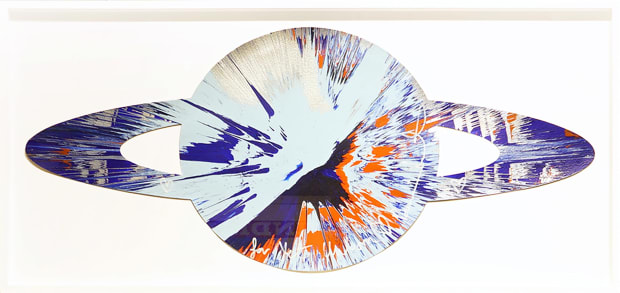 Damien Hirst, Beautiful Nightcall of the Twilight Zone Spin Painting for Yet Unborn, 2012