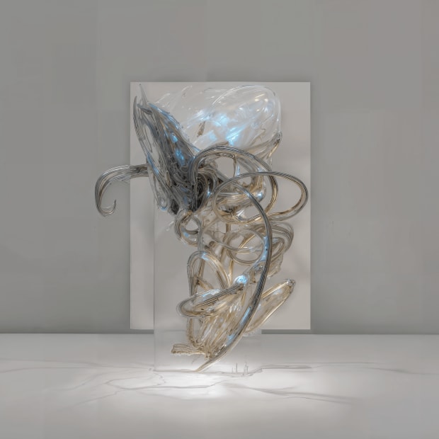 Sougwen Chung, BODY MACHINE (MERIDIANS) #007, 2024