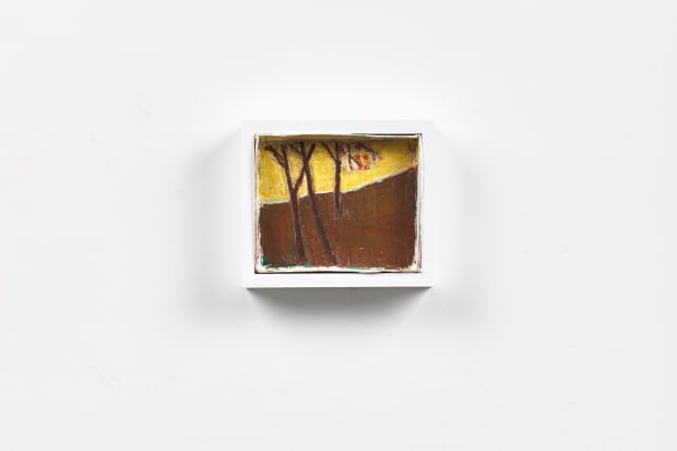“Whenever I am finished with a box of pastels or crayons, I will make these little works, but I never...