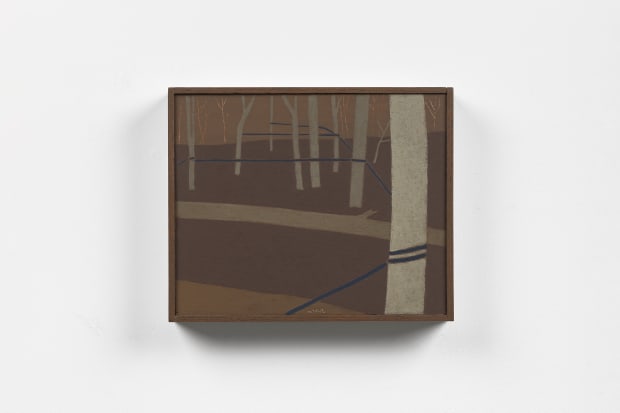 “This painting depicts a moment when I was riding my bike at around 3 or 4pm in the afternoon. It...