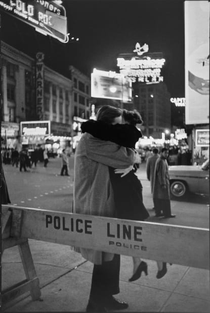 Henri Cartier-Bresson New Year’s Eve, Times Square, Manhattan, 1959 Signed in ink with artist blind emboss stamp recto Silver gelatin...