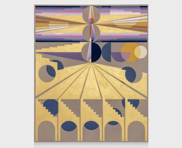 Within his Infinite Regress series, Ore-Giron’s totemic visual language is subject to an ongoing process of reformulation. In philosophy, infinite...