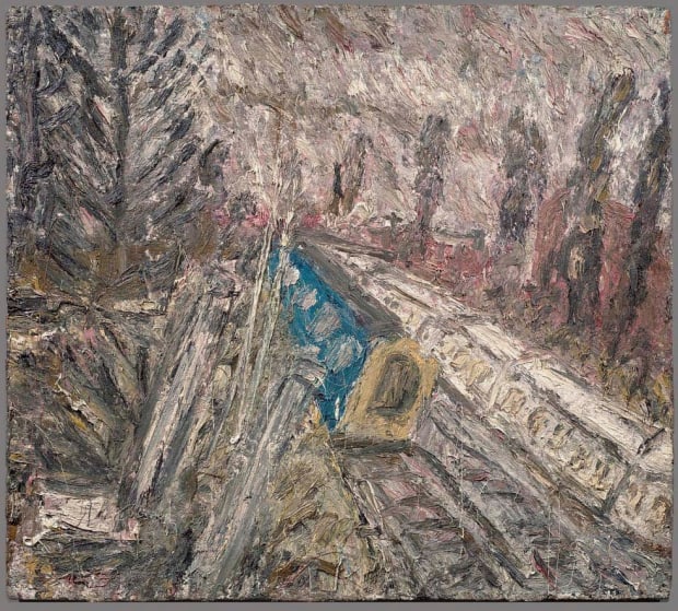 Leon Kossoff, Between Kilburn and Willesden Green, Winter Evening no 2, 1992