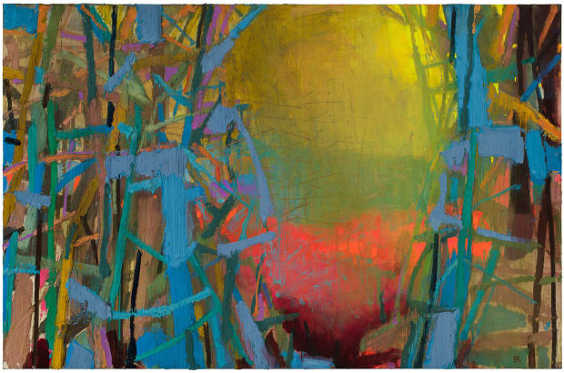 When you stand in front of a painting you are standing in the same spot that the painter did as...