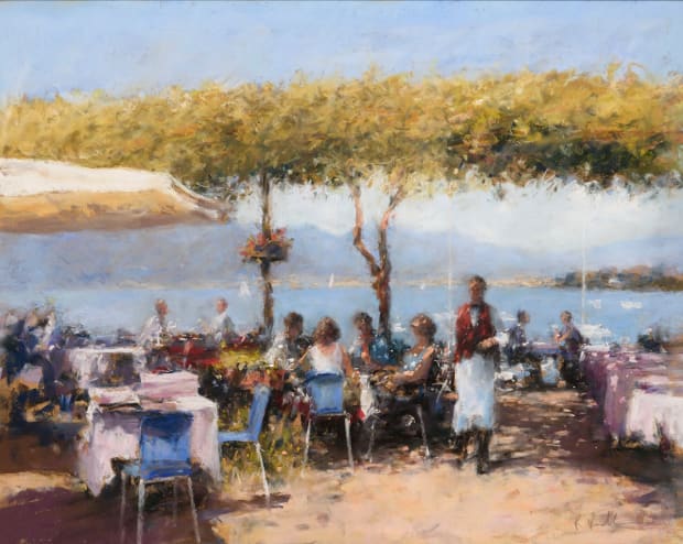 Lakeside dining, Pescatore