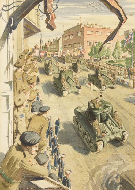 The Victory Parade, 1945, Bremerhaven