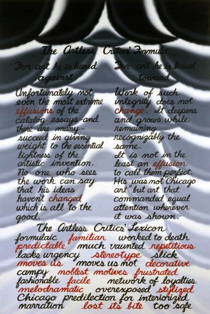 Roger Brown, The Writing in the Sky, 1985