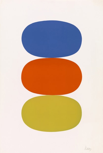 Ellsworth Kelly, Blue and Orange and Green, 1964-65