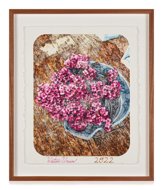 Weston Uram, Pink Flower Bucket, 2022