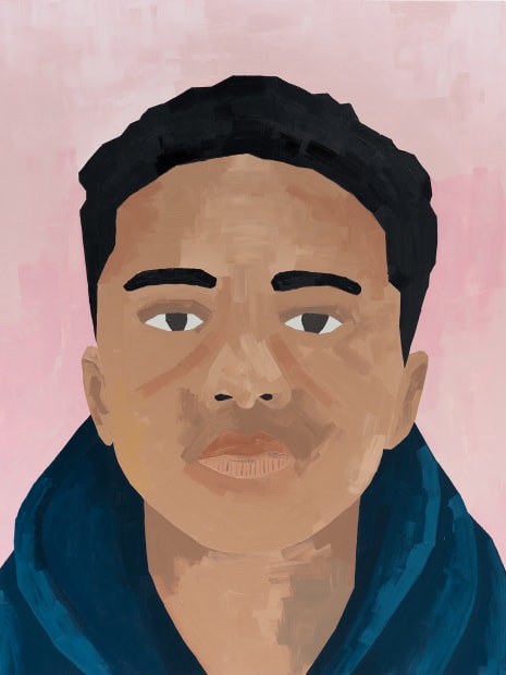 'Inspired by an ID picture taken of a young man who is preparing to leave his country for his next...