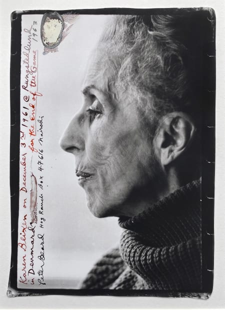 Peter Beard, Karen Blixen, Rundstedlund, Denmark, 1961