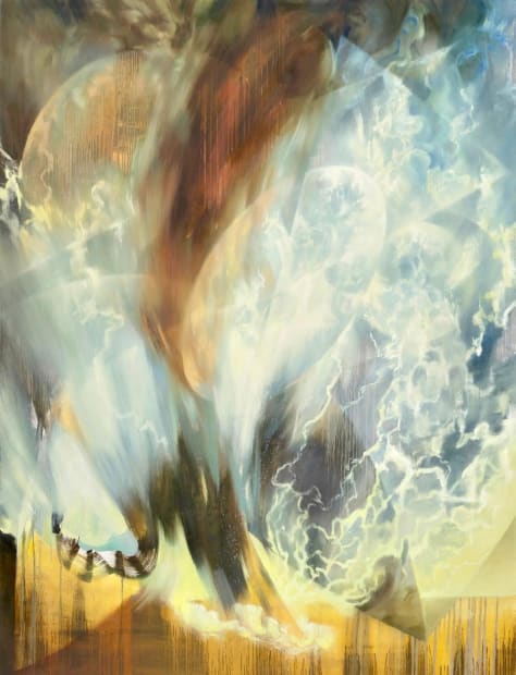 Maria Kreyn's storm paintings showcase her unique ability to blend abstract expressions, drawing upon her background in mathematics, philosophy, neuroscience,...