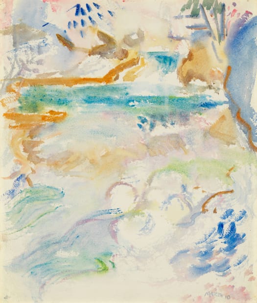 John Marin, The Brook, Tyrol Series I, 1910