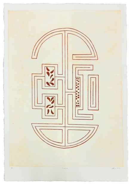 Darrell Sibosado Gumiri, 2024 etching 70 x 50 cm / 68.5 x 93 x 4 cm (framed) edition of 8...