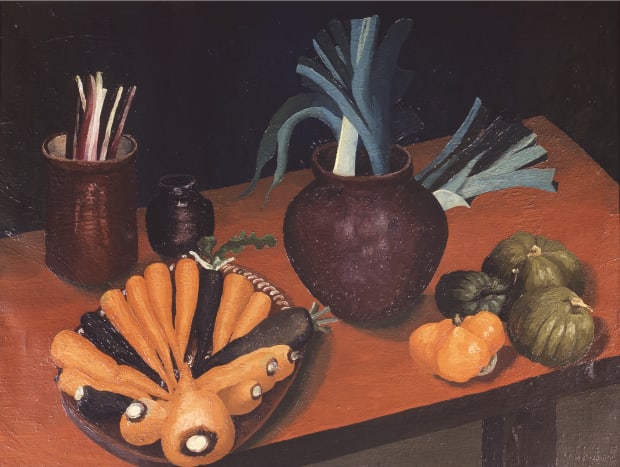 Cedric Morris: Yalta, 1945, oil on canvas, 31 x 42 inches / 81.1 x 109 cm, signed and dated