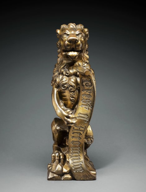 Augustus Welby Northmore Pugin, Lion triumphant andiron, 1849 (designed) - 1852 (made)