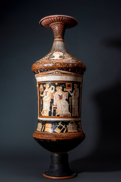 Apulian Monumental Loutrophoros, Apulia, circa 330–320 BC