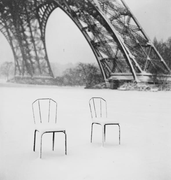 Sabine Weiss, Paris (Chairs), 1952, printed later