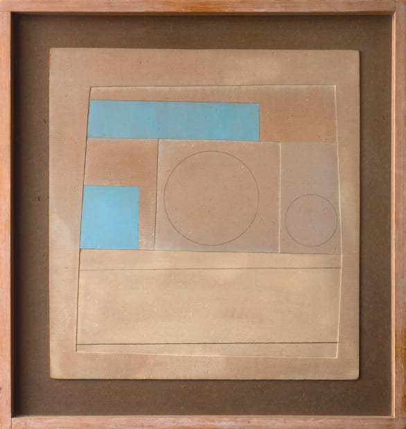 Ben Nicholson, November 1959 (Mycenae 3 - brown and blue), 1959
