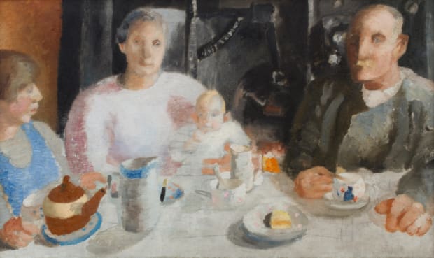 Winifred Nicholson, The Warwick Family, 1925-26 c.