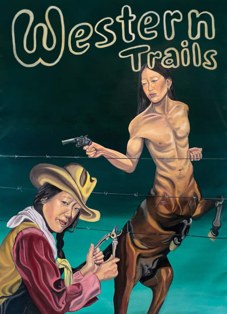 stephanie mei huang, green requiem for my self iii, 2022