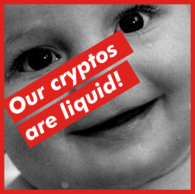 Rulton Fyder, UNTITLED (OUR CRYPTOS ARE LIQUID), 2021