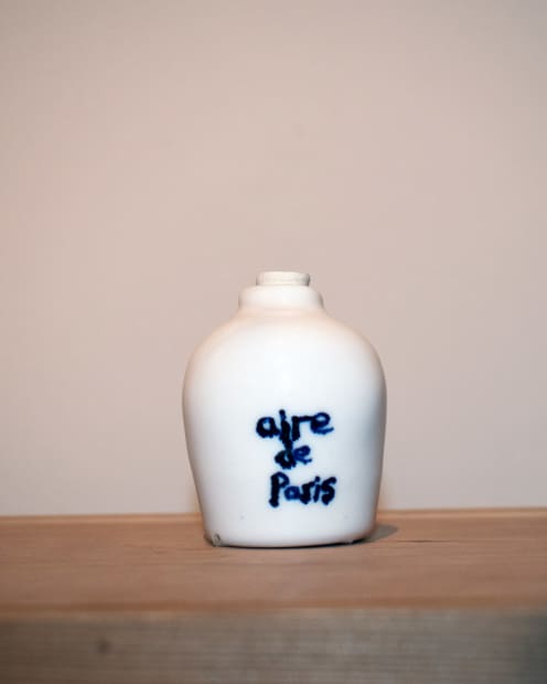 “There’s a famous piece by Marcel Duchamp called 50 cc of Paris Air. Back in the day you could get...