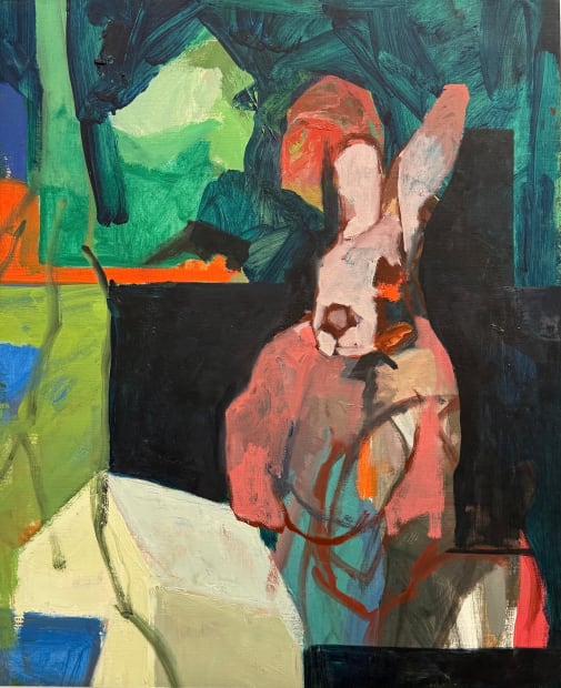 Belonging showcases the tension between the legible and the obscure, which is a hallmark of Agricola Mojica's style. Within the...