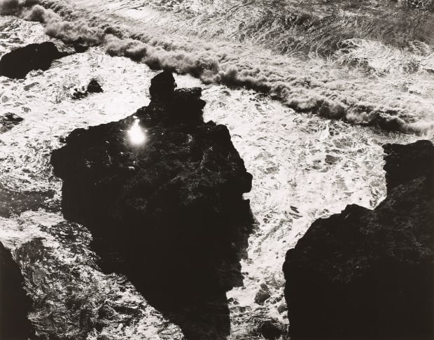 Minor White, Sun In Rock, c. 1948