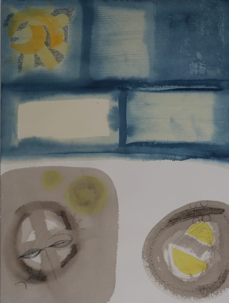 Sandra Mbanefo Obiago, Curator of the exhibition writes that Udechukwu's 'writing mirrors the ebb and flow of her forms. She...