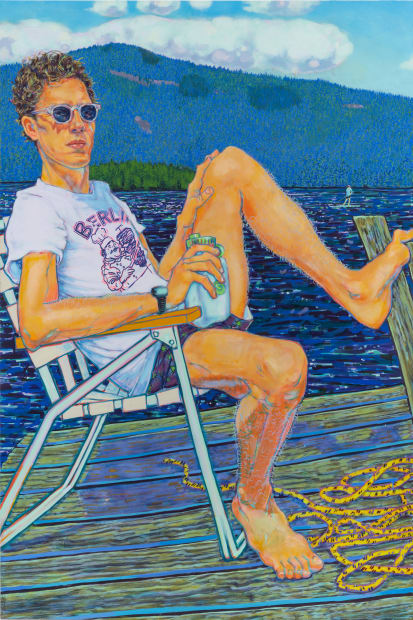 Gangloff transfers these touchpoints onto large-scale panels and canvases, surrounding herself with scenes from her own life. They become the...