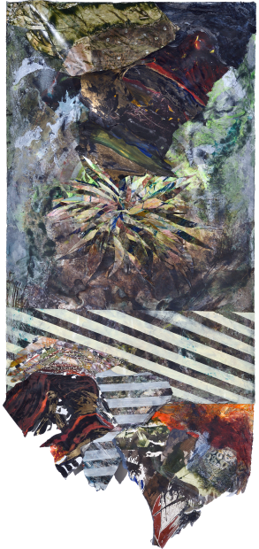 Along with the practical introduction of the terrestrial via natural pigment, the compositions also take visual cues from nature, implementing...