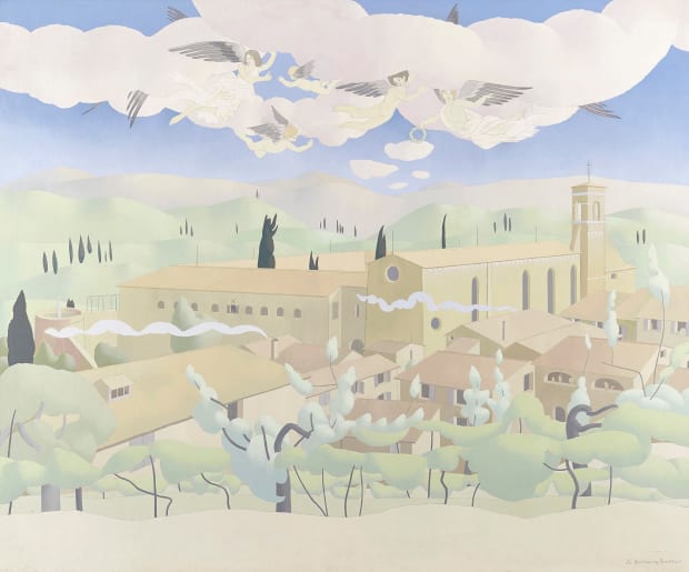 Balmer started to take annual working trips to Italy in the early 1970s. Early Renaissance artists, Piero della Francesca, Fra...