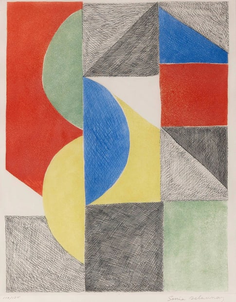Sonia Delaunay, Composition, 1970